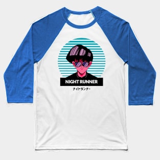 Night Runner Baseball T-Shirt